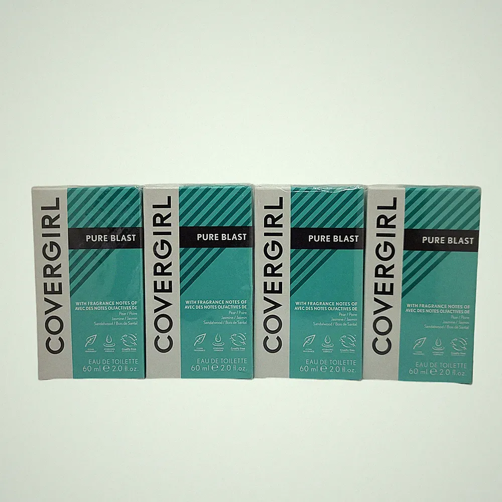 4 PackCovergirl Pure Blast Eau de Toilette 2.0 fl oz