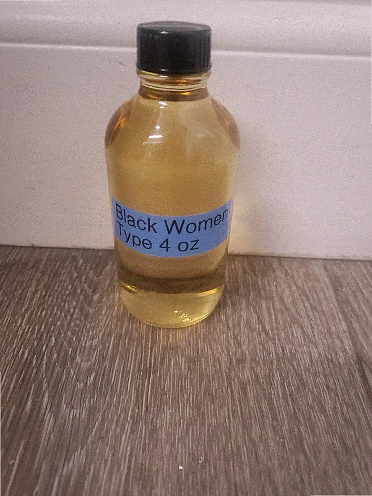 BLACK WOMAN FRAGRANCE PERFUME BODY OIL 4 Oz Rich Uncut Free Ship