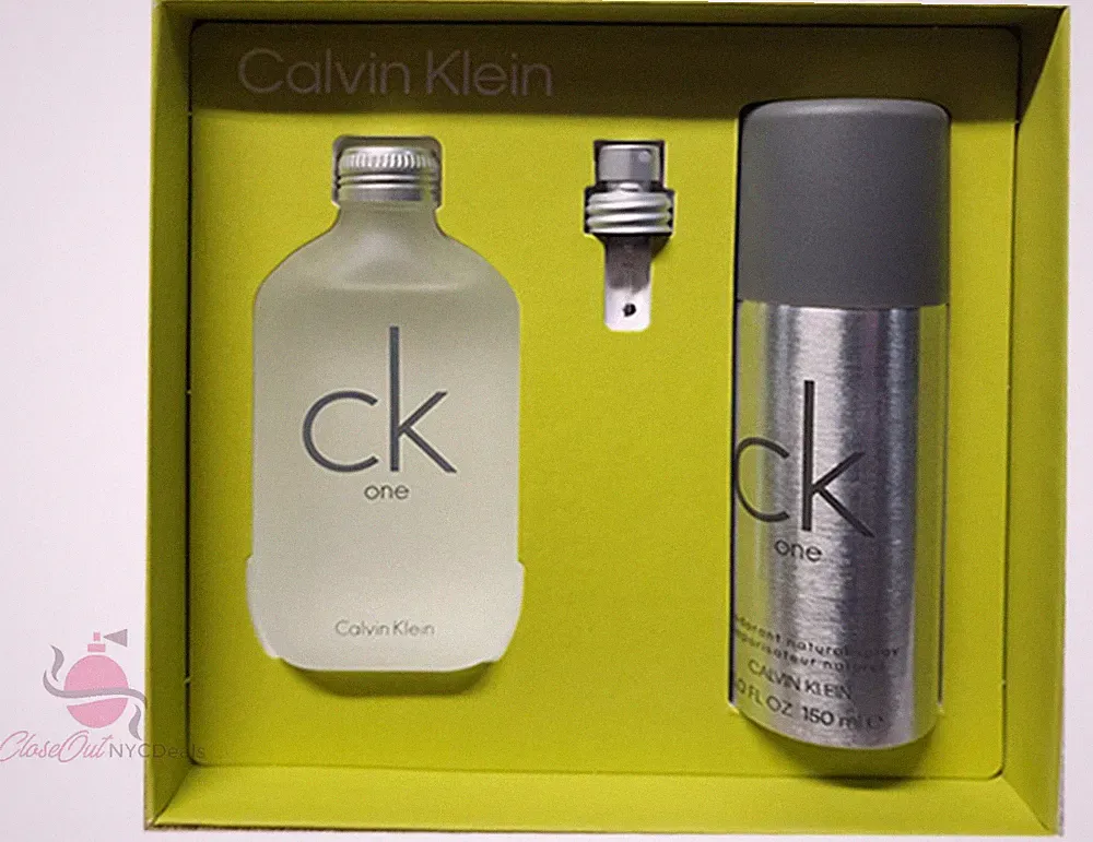 CK ONE Cologne BY Calvin Klein 3.3 oz EDT Spray+5.0oz Deodorant for Unisex