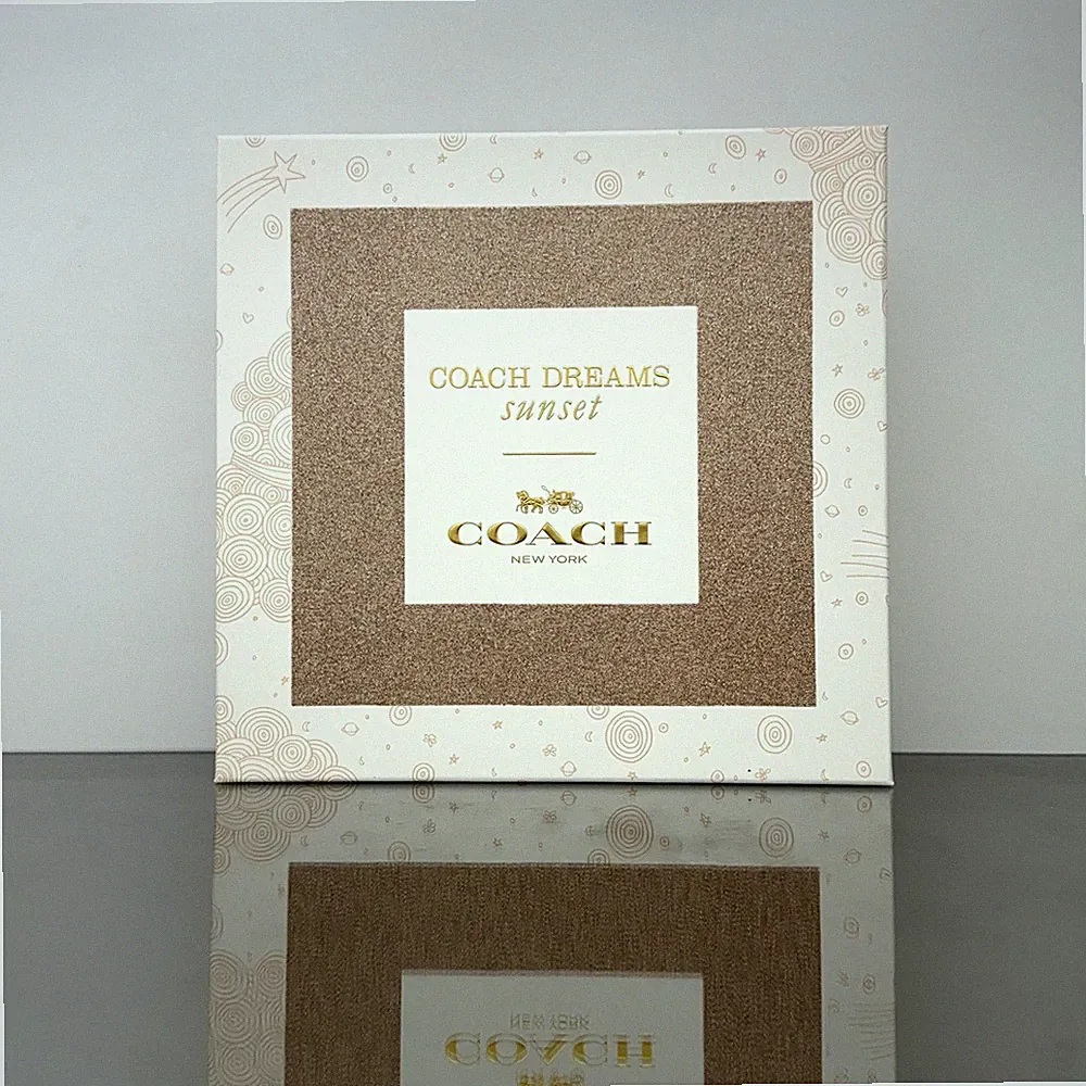 Coach DREAMS SUNSET 4pc Women Set 3oz EDP Spr+0.25oz EDP Spr+3.3oz B/L+Pouch
