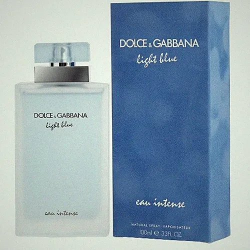 Light Blue eau Intense by Dolce & Gabbana D&G EDP Perfume for Women 3.3 / 3.4 oz