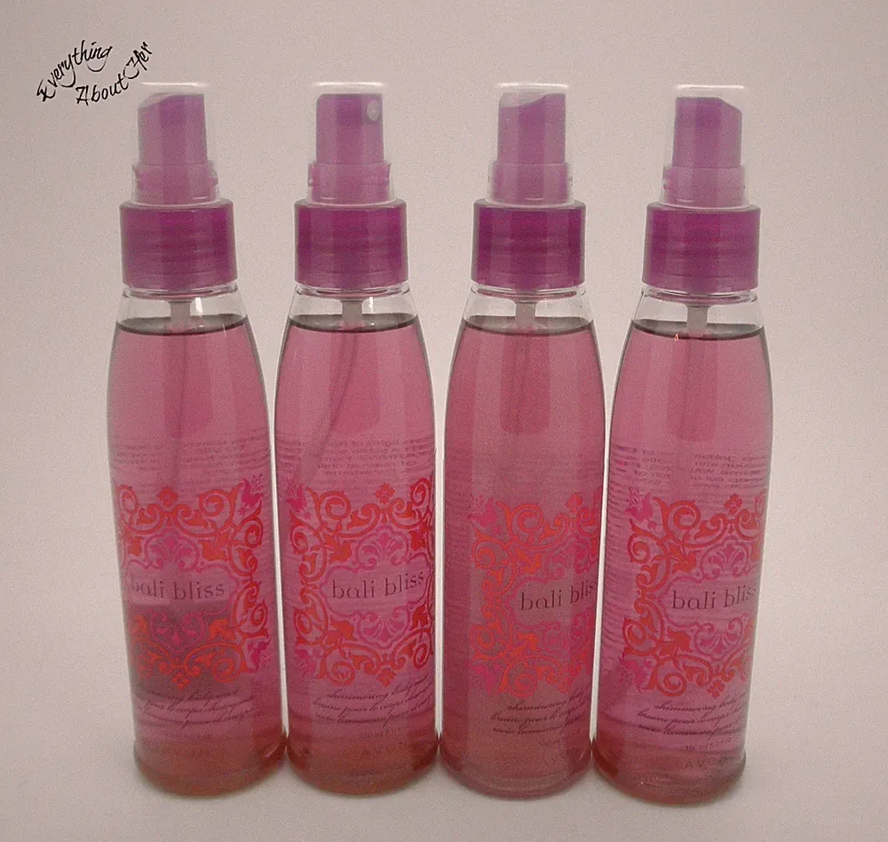 [Lot of 4] AVON Shimmering Body Mist BALI BLISS 5.0 fl. oz. ea