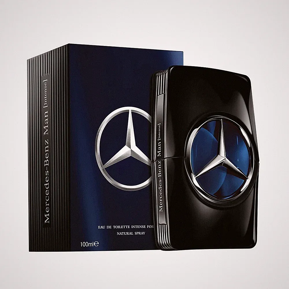 Mercedes-Benz Man Intense Cologne for Men - 3.4 Fl Oz EDT Luxury Perfume Spray