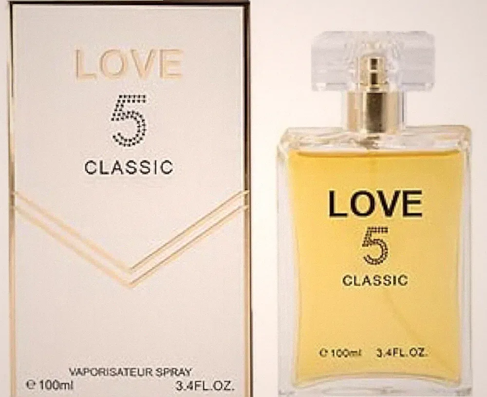 PERFUME FOR WOMEN LOVE 5 CLASSIC EAU DE PARFUM VAPORISATEUR SPRAY 3.4 OZ